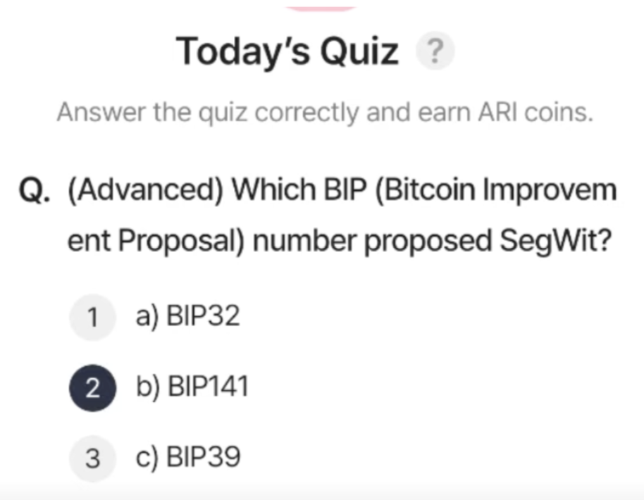ARI Wallet Daily Quiz Answer 15 June 2025 (AriChain)